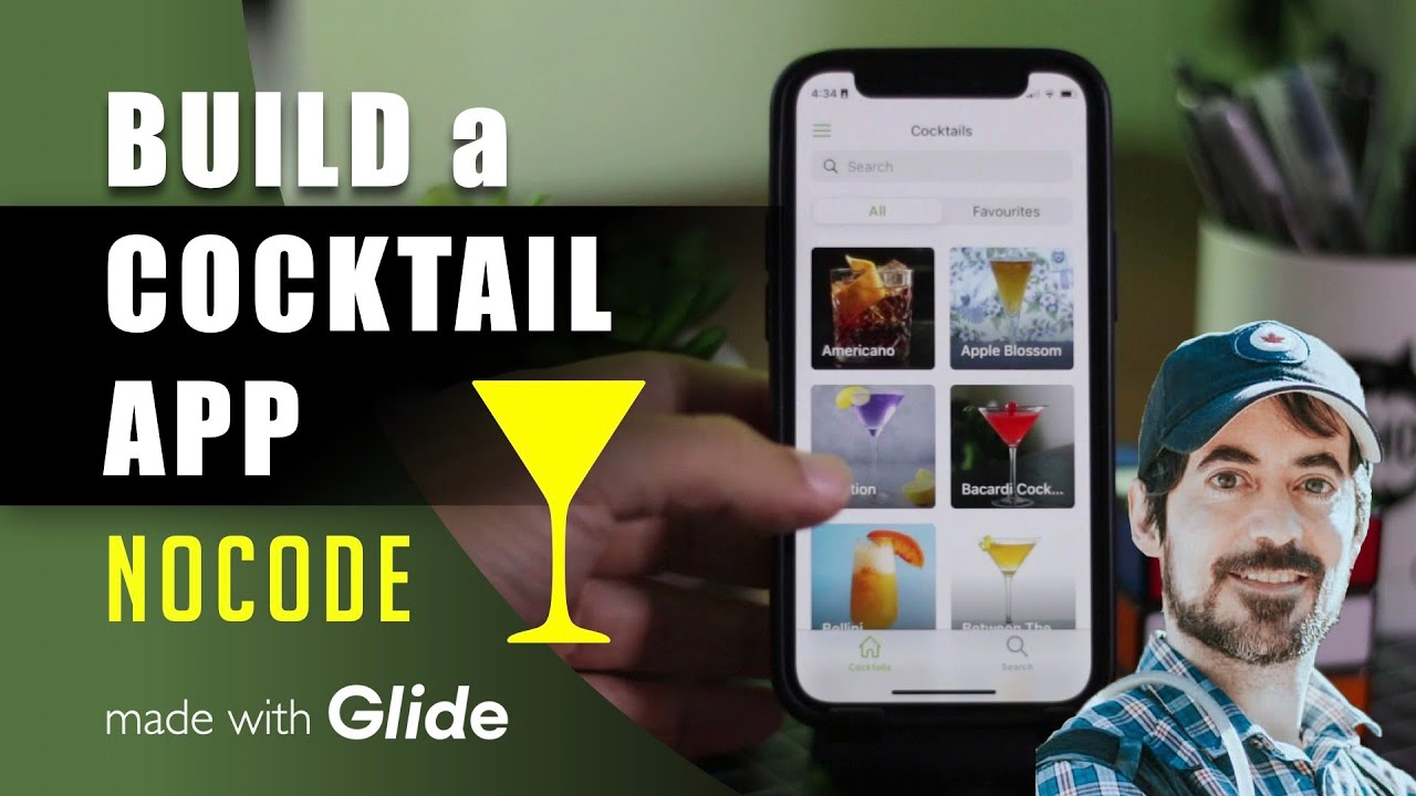 Build a cocktail app (no code) | Glide Tutorial - YouTube