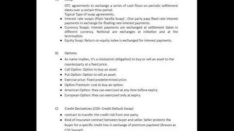 Bright Analyst,CFA Level 1,Derivatives,Options, Swap, CDS