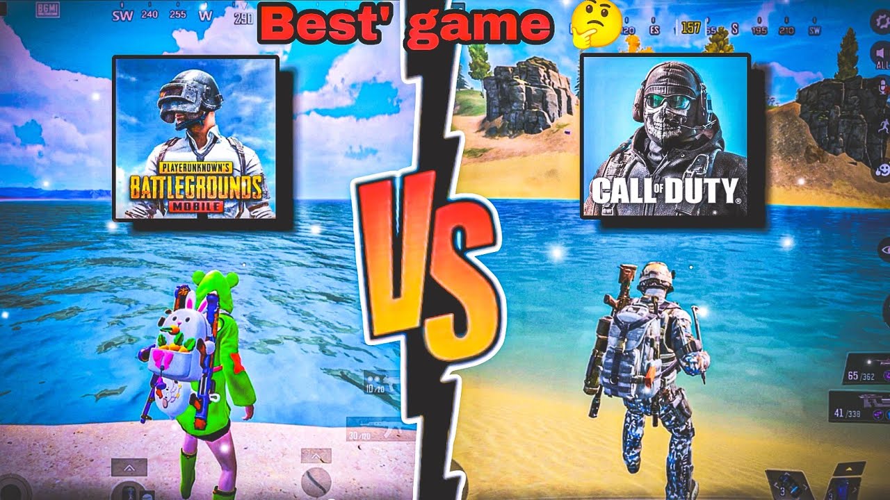 KONSI GAME BEHATER HA BGMI YA CODM 🥵 BGMI VS COD MOBILE 👉 // COMPARISON ...