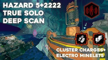 DRG: On Hazard 5+, and Deep Scan Too I Guess | Cluster Charges + Electro Minelets Deep Scan