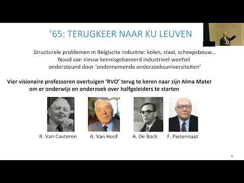 Roger Van Overstraeten: vader van de micro-elektronica in Vlaanderen