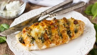 Chicken Breast with spinach and ricotta cheese   Healthy recipe