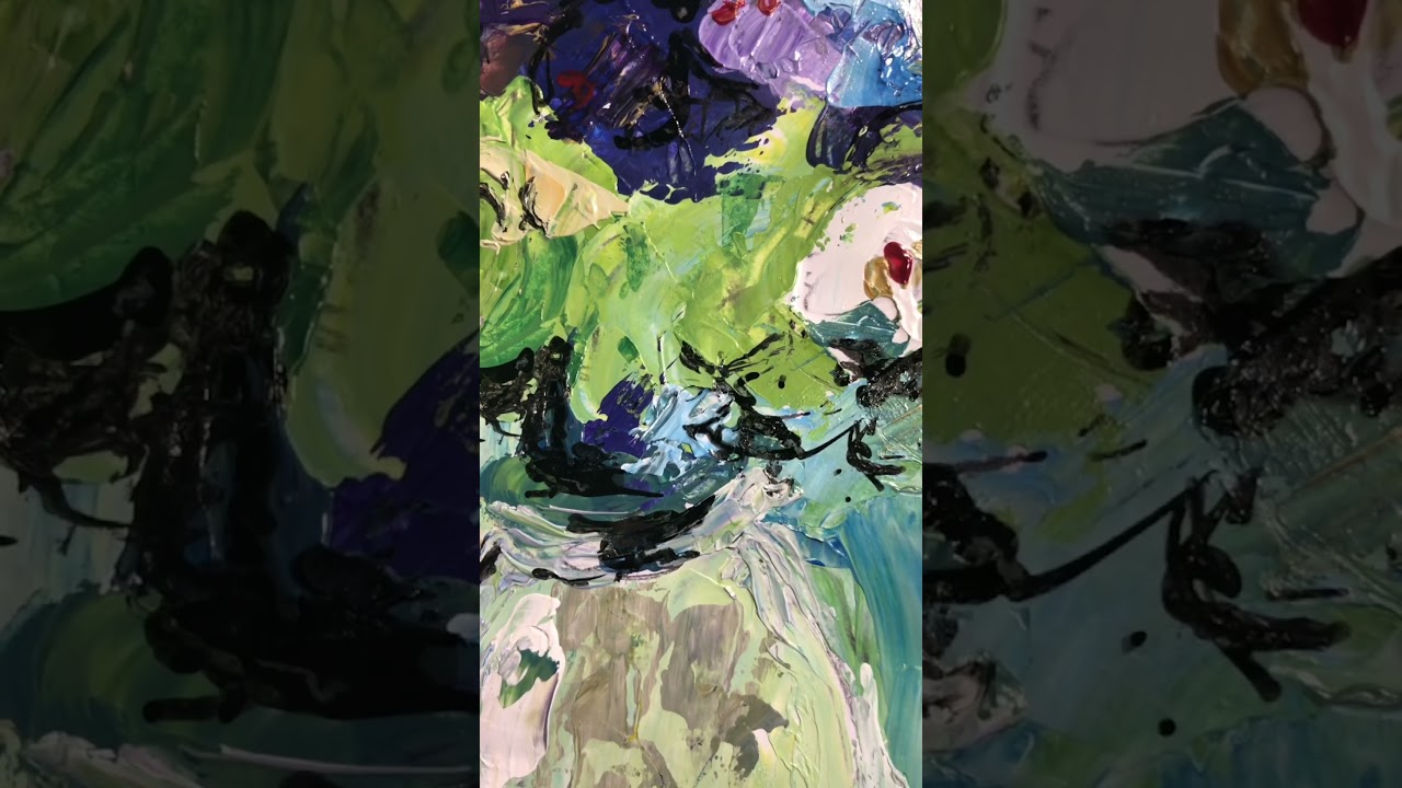 #floralpainting #flowerpainting #expressiveart
