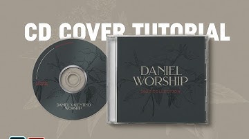 CD COVER DESIGN Illustrator + Photoshop Tutorial