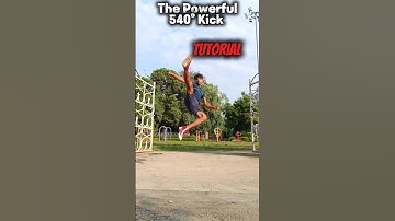 540 Kick 🔥🥋🔥 #tutorial✅ #taekwondo #karate #motivation #trick #training #mma #speed #power #shorts