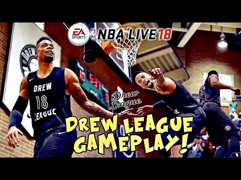 NBA Live 18 All-Star Drew League Gameplay Breakdown!!! | New Dunks, Ankle Breakers, Lobs & Dunks!