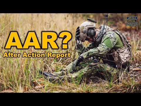 What is an "After Action Report" -AAR?  Learn from Every Mistake