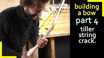 Building A Hazelnut Bow - Part 4 - Tiller, String, Fail
