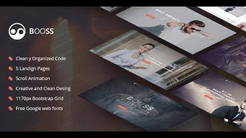 Booss | Creative Multipurpose Marketing Landing Page | Themeforest Website Templates and Themes