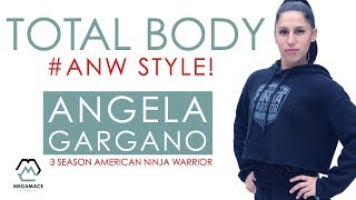 Total Body American Ninja Warrior Workout At Home With Angela Gargano, No Equipment Needed