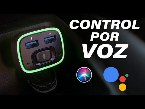 El MEJOR Bluetooth para tu AUTO con CONTROL por VOZ (Google Assistant, SIRI y Carga Rápida)