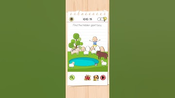 Find the hidden gaint boy. brain test all star IQ level 115 solutions