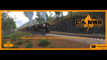 Railroader Passenger and freight train between Sylva and Bryson