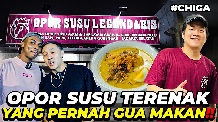 OPOR SUSU TERENAK YANG PERNAH GUA MAKAN!! BUATAN JONATHAN LIANDI! opor susu legendaris