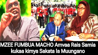 MZEE FUMBUA MACHO AWA MBOGO, TUWAULIZE MAJESHI KWANINI HAWAMPIGII RAIS SAMIA MIZINGA AKIWA ZANZIBAR?