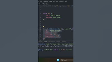 Define secret property in JavaScript Object | JavaScript Objects | Urdu/Hindi