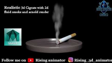 How to make cigarette in 3d Maya modeling , texturing, and Arnold rendering 1st part