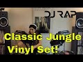 Dj rap playing live stream classic jungle mix drum and bass vinyl show 1