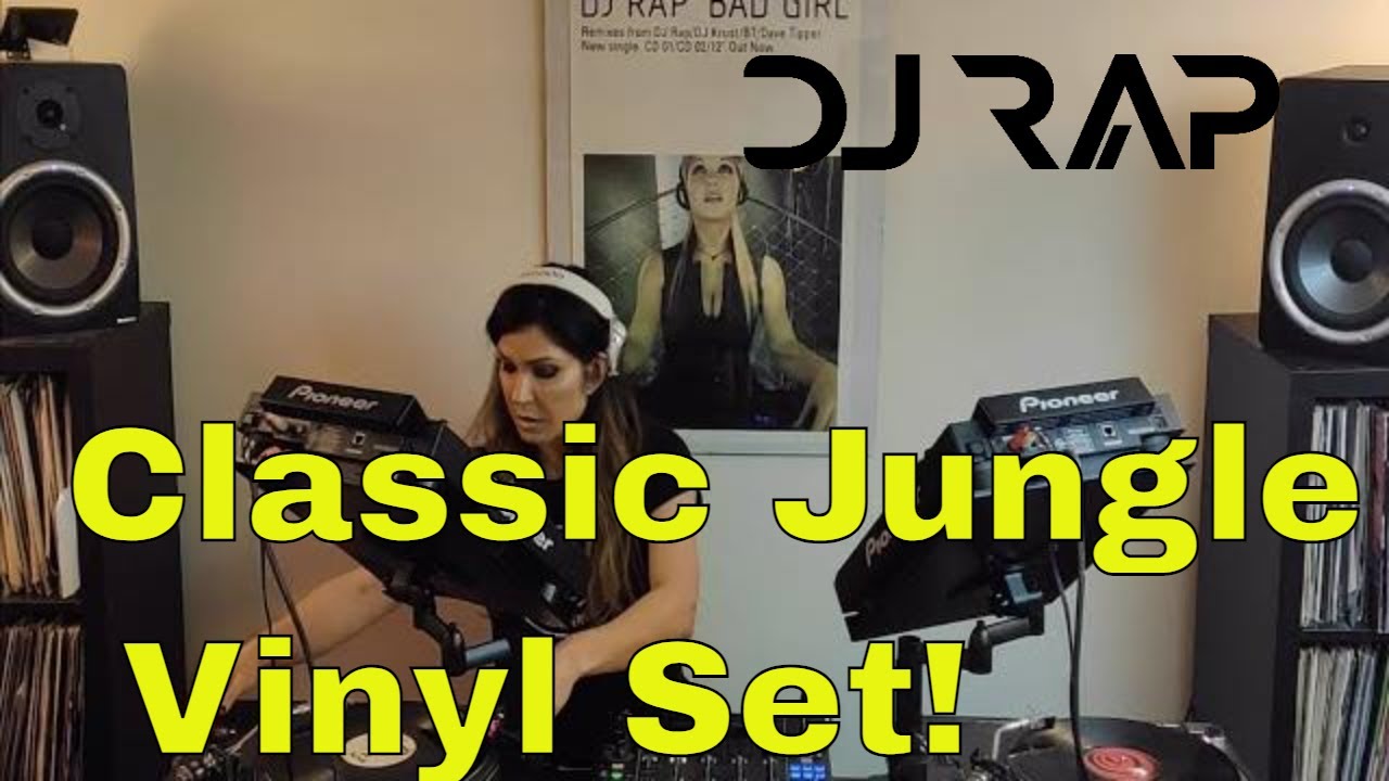 DJ Rap Playing Live Stream Classic jungle mix drum and bass Vinyl Show 1