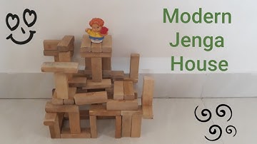 How to Build Modern Jenga House | Jenga House Build | The Jenga Artist