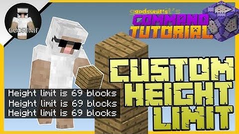 How to SET CUSTOM BUILD LIMIT HEIGHT for REALMS or SERVERS! (Minecraft Bedrock Command Tutorial)