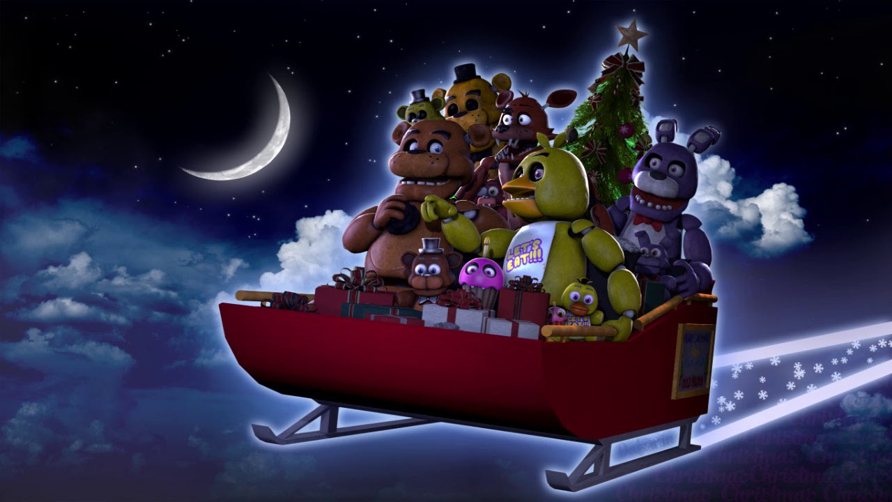 Art By: https://dafomin.deviantart.com/art/SFM-FNAF-Christmas-581026778. fi...