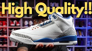 High Quality!! Air Jordan 3 Wizards PE In-Hand Review