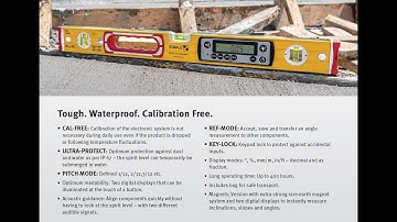 New Stabila TECH 196 DL Digital Level