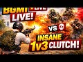 🔥 Aaj ke LIVE me dekho INSANE 1v3 CLUTCH 😱