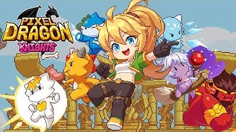 Pixel Dragon Knights: Idle RPG (by GREENBLAT Inc.) IOS Gameplay Video (HD)
