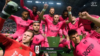 EA FC 24 - Fulham win the 2024/25 UEFA Europa Conference League Final Player Career Mode