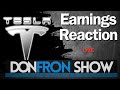 Tesla earnings live reaction