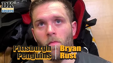 Bryan Rust on his goal in the overtime loss to the Hurricanes