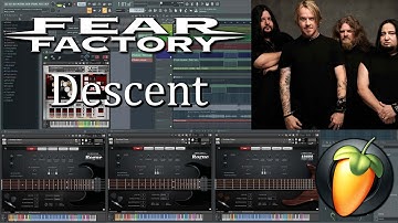 Fear Factory - Descent (FL STUDIO INSTRUMENTAL COVER / SHREDDAGE 3) FLP / MIDI