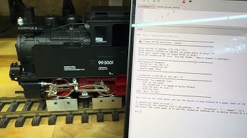 LLM integrated model train controller using DCC-EX