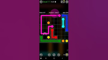 How To Solve Flow Free Bridges Classic Pack 2 Level 11 8x8 Board Walk Through Solution Walkthrough