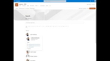 [Demo] Build a people directory using alphabetical verticals, and Microsoft Graph data source