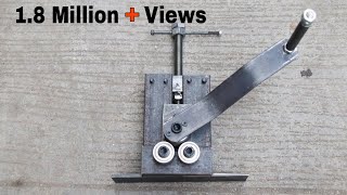 AMAZING BENDING TOOL MADE FOR METALWORKING | ROLLER BENDER | DIY PROJECT