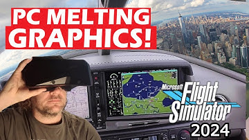 THIS 4070TI Super ROCKS in MSFS 2024 VR! Pimax Crystal LIGHT HIGH END GRAPHICS at a GREAT PRICE!