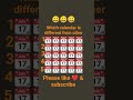 find the different one 😀😀😀#youtube shorts#😀