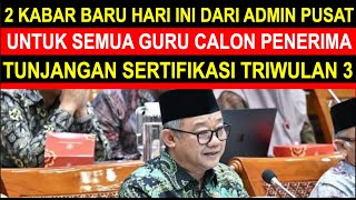 Breaking News September 2025 Admin Gtk Guru Penerima Pencairan Tunjangan Sertifikasi Triwulan 3 2025