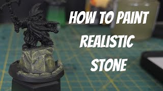 How to Paint Natural Stone | Painting Green Rock