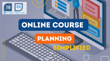 Planning Online Courses Using the 7RD2 Course Development Process