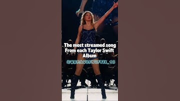 The Most Streamed Song From Rach Taylor Swift Album #taylorswift