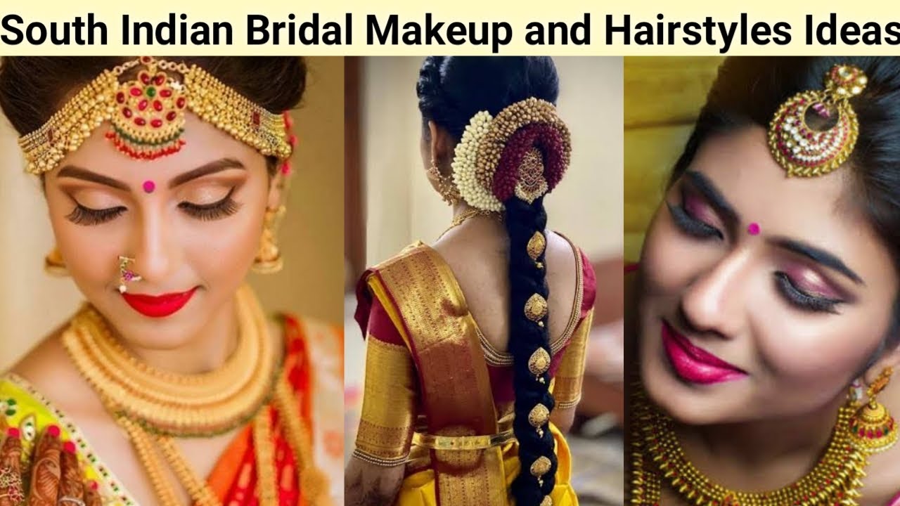 South Indian Bridal Makeup and Hairstyles trends 2022 || South Indian Bridal  Makeup Ideas 2022 - YouTube