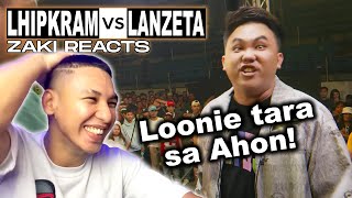 𝐙𝐚𝐤𝐢 𝐑𝐞𝐚𝐜𝐭𝐬 - LANZETA vs LHIPKRAM | Bagong Hari ng Tugma?