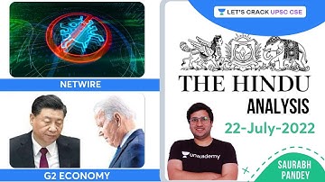 The Hindu Newspaper Editorial Analysis | 22nd July 2022 | Saurabh Pandey | Let