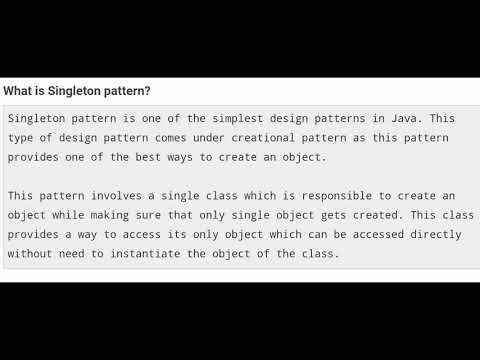 Design Pattern Interview Questions and Answers