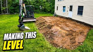 Building a Paver Patio on a Sloped Backyard
