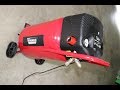 50l aldi taurus titanium air compressor 2hp 145 psi unboxing  connecting